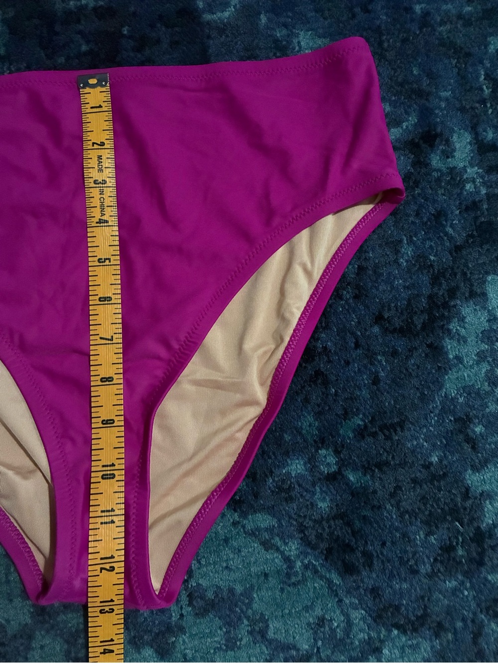 J Crew High-Rise Bikini Bottom, Fuschia, Large - Picture 8 of 8